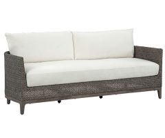 Lane Venture Lenox Hill Resin Wicker & Aluminum Sofa with Bench Cushion