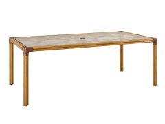 Lane Venture Mimi by Celerie Kemble Aluminum Frame Rectangular Dining Table