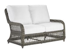 Lane Venture Mystic Harbor Resin Wicker Loveseat with Cushions