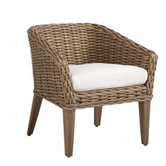 Lane Venture Tamandayu Resin Wicker Dining Chair with Cushions