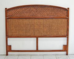 Wicker Headboard, Tea Wash, Full/Queen, Milano Style