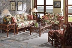 6 Piece Antiqua Natural Rattan Furniture Set 