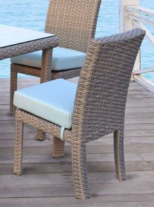 St. Croix All Weather Outdoor Resin Wicker Dining Side Chair