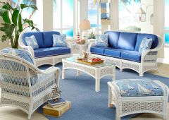 6 Piece Fiji Indoor Rattan Furniture Set