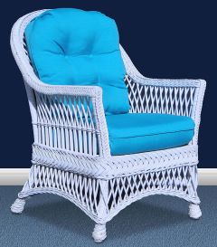 Arlington Rattan Framed Natural Wicker Chair