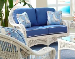 Fiji Natural Wicker Indoor Loveseat 