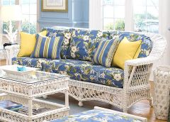 Harbor Beach Natural Wicker Sofa