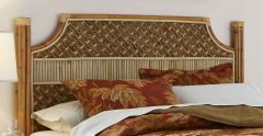 Wicker Headboard Queen Nassau Style