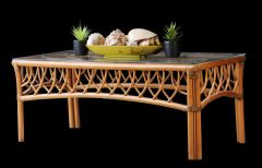  Rattan Coffee Table, Old Town Style