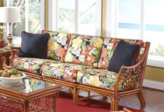 South Pacific Natural Rattan Sofa 