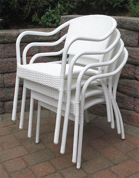 Resin Wicker Bistro Chair Quantity Discounts Min 2