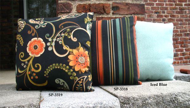 Set of (2)- 15" Indoor/Outdoor Throw Pillows