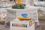 Capri Natural Wicker Cocktail Table