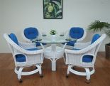 WITH MARINE BLUE CUSHIONS