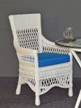 WHITE ARM CHAIR