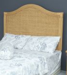 Rattan Headboard, Islamorada Palmetto Full Queen Headboard Available in Natural Frame Finish