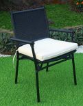 BLACK WITH BEIGE CUSHION