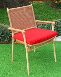 SHOWN WITH POPPY RED CUSHION