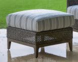 Lane Venture Lenox Hill Resin Wicker & Aluminum Ottoman With Cushion