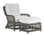 Lane Venture Mystic Harbor Resin Wicker Lounge Chair with Cushions