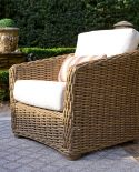 Lane Venture Tamandayu Resin Wicker Lounge Chair with Cushions