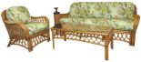 5 Piece Natural Rattan Furniture Set, Old Town