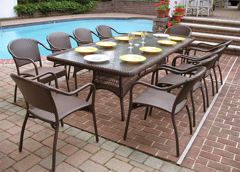 Patio set no cushions best sale