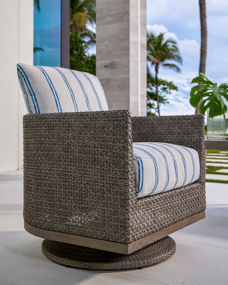 Lane Venture Outdoor Swivel Chair Replacement Cushions Lane