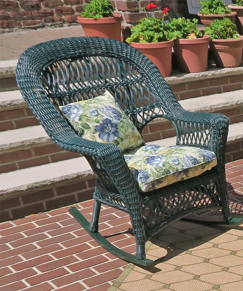 Fashion all weather wicker rocker