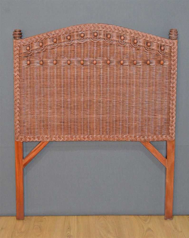 Twin wicker headboard discount