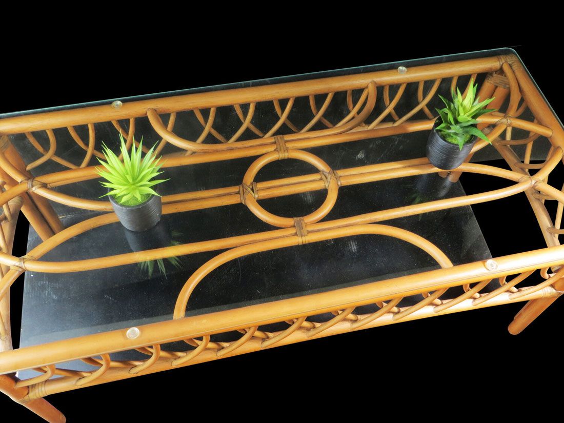 Rattan Coffee Table, Old Town Style