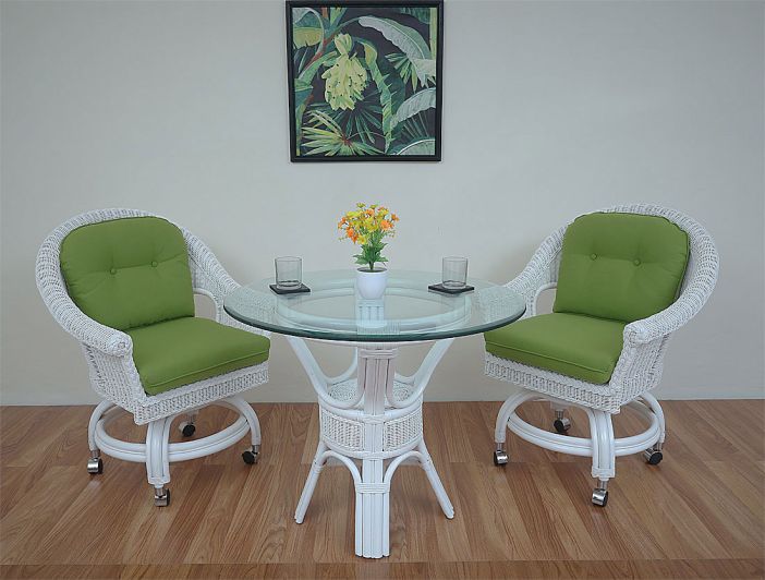 WHITE CELERY GREEN FABRIC