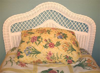 Wicker Headboard Twin Pavilion Style