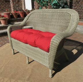 Malibu Resin Wicker Loveseat 