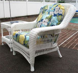 Palm Springs Resin Wicker Chair 