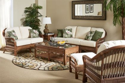 5 Piece Bermuda Wicker Furniture Set