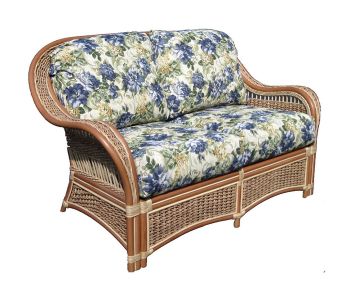 Fiji Natural Wicker Indoor Loveseat 