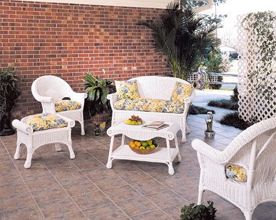 Outdoor All Weather 3pc Wicker Settee Chair CUSHION SET Black Floral 