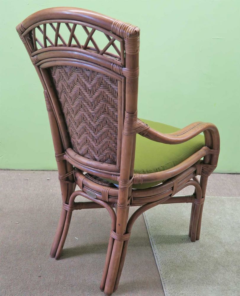 Charleston 48 Rattan Bench with Seat Cushion