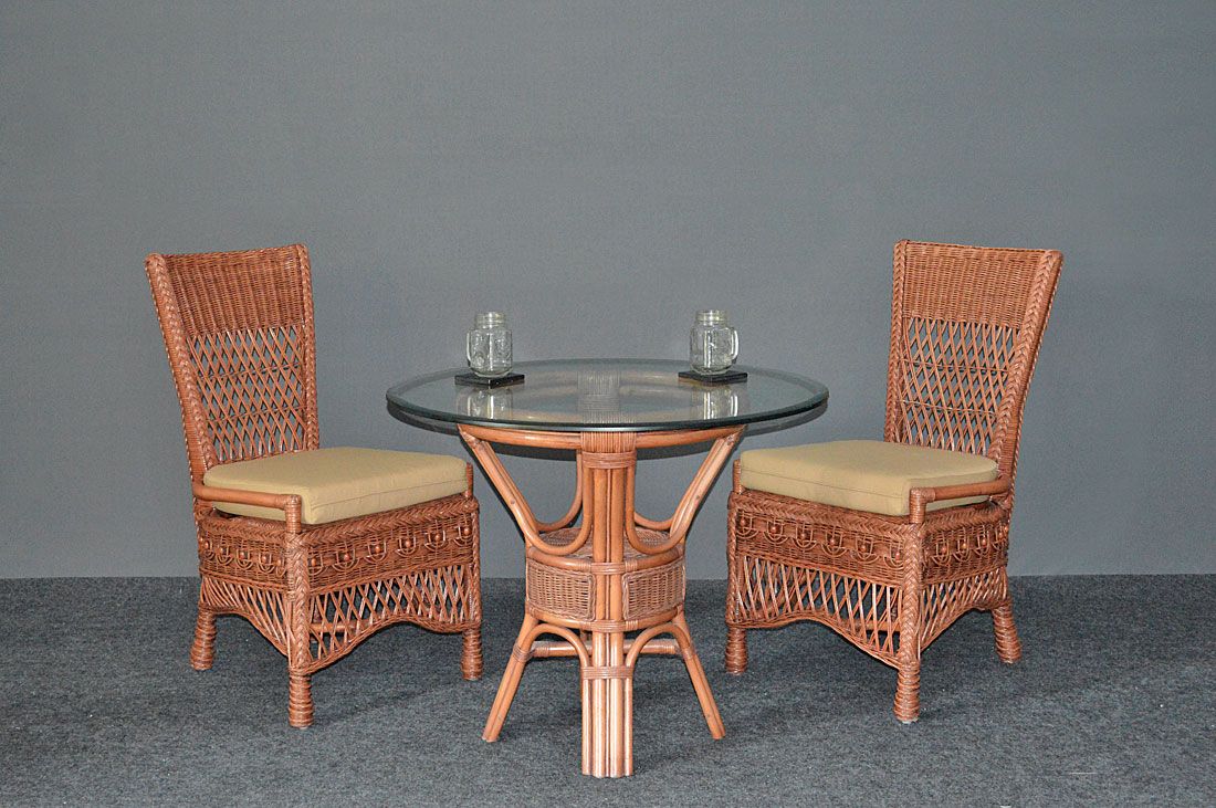 Wicker and Rattan Dining Set 36