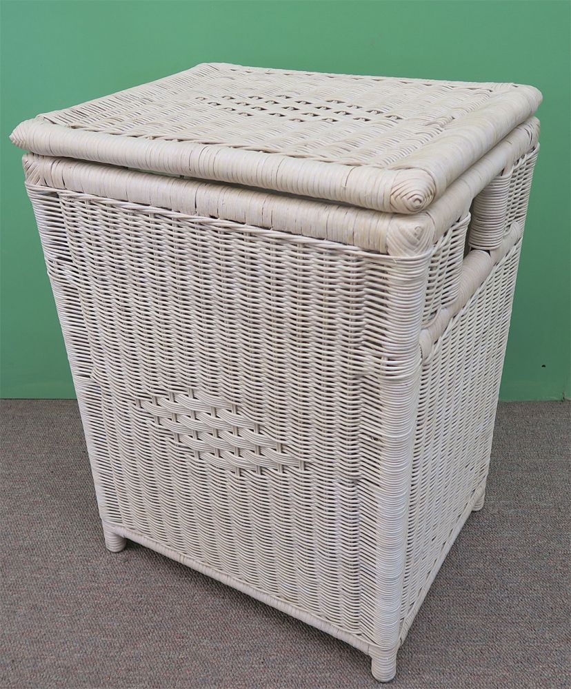 Natural Wicker Laundry Hamper Basket