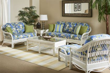 5 Piece Bermuda Wicker Furniture Set