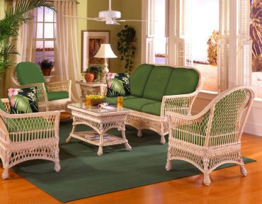 (5) Piece Arlington Wicker Furniture Set