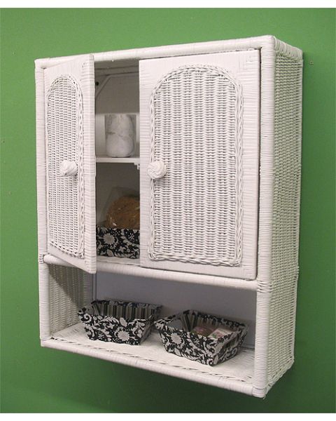  Wicker Wall Cabinet