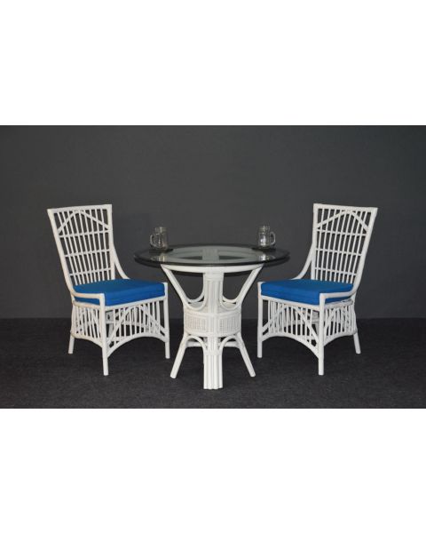 Rattan Dining Set 36" Dorado (2-Side Chairs) (2) frame colors) Brand New (2) Frame Colors