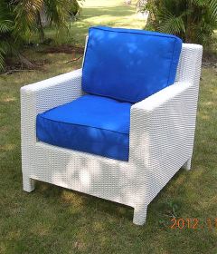 Caribbean Resin Wicker Chair 