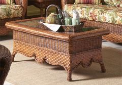 Wicker Coffee Table, Autumn Morning Style