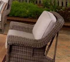 Avignon Outdoor Wicker Lounge Chair with Cushions