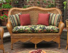 Tangiers Natural Wicker Love Seat