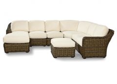 South Hampton Synthetic Wicker 6-Piece Sectional